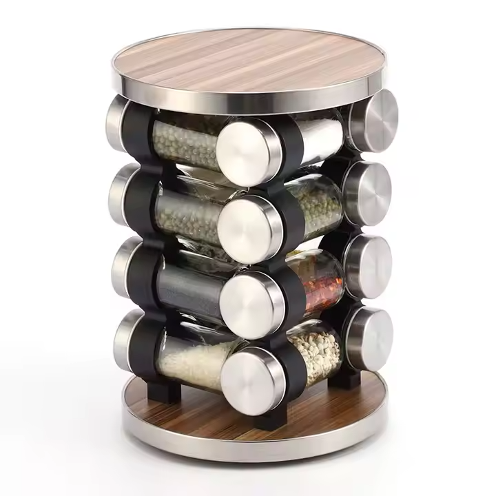 4 Tier 360 Round Kitchen Drawer Organizer Display 16 Jar Spice Stand Storage Set Spices Jars With Rack 4 Tier 360 Round Kitchen Drawer Organizer Display 16 Jar Spice Stand Storage Set Spices Jars With Rack